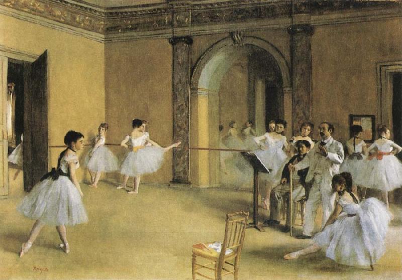Edgar Degas Dance Class at hte Opera oil painting picture